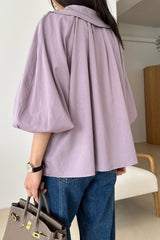 Cube Collar Blouse