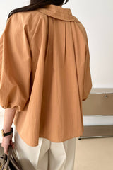 Volume Collar Blouse