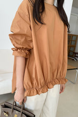 Double Ruffle Blouse