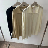 Sheer Collar Knit