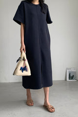 Pique Midi Lounge Dress