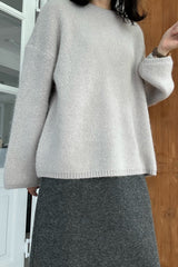 Flare Sleeve Wool Sweater