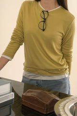 Tencel Stretch Layered Tee