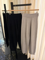 Raccoon Knit Pants, women's raccoon wool knit pants