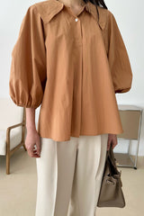 Volume Collar Blouse