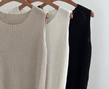Side Tie Layering Knit Top