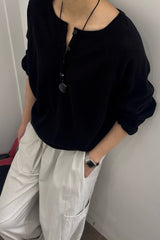 Button Round Knit