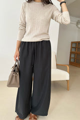 Cupro Tip Banding Pants