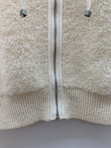 Boucle Hood Zip-Up Vest
