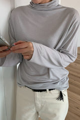 Tencel Turtleneck Tee