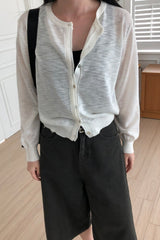 Airy Viscose Summer Cardigan
