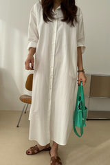 Maxi Shirt Dress