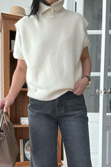 Reversible Cashmere Turtle Vest