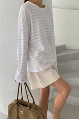 Slub Stripe Tee