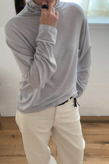 Tencel Turtleneck Tee
