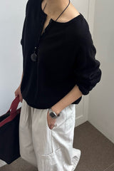 Button Round Knit