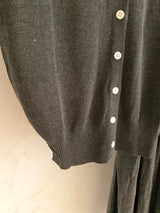 Summer Cardigan Pleat Set