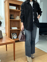 Boxy Pocket Corduroy Shirt