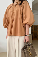 Volume Collar Blouse