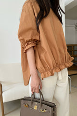 Double Ruffle Blouse