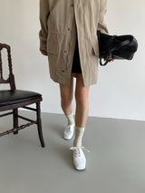 V203-Square Lace Loafer