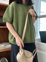 Cashmere Short Slv Knit