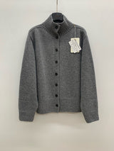 Superfine Wool Button Cardigan
