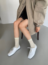 V203-Square Lace Loafer