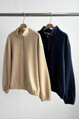 Terry Half Zip Pullover