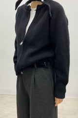 Hatch Zipper Cardigan