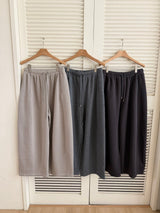 Comma Banding Pants, women's banded wide leg pants