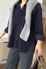 Soft Wale Rounded Corduroy Shirt