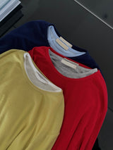 Tencel Stretch Layered Tee