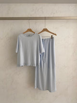 Linen Frill Hem Set