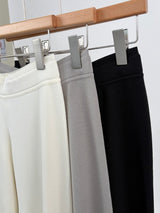 Crop Knit Wide Pant