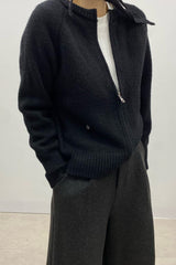 Hatch Zipper Cardigan