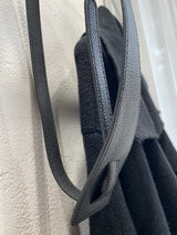 Wide Shawl Collar Knit Coat (separate belt included)