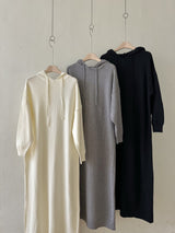 Soft Knit Hoodie Dress