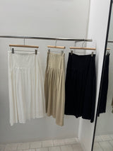 Architectural Stitched Pleat Skirt