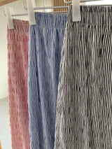 Wrinkle Stripe Skirt