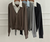 Mix Knit Shirt