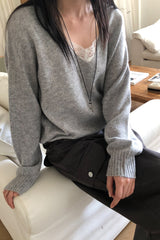 Jenna V Neck Knit