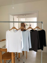 Boatneck Elbow Sleeve Tee