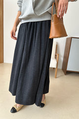 Flowy Knit Maxi Skirt
