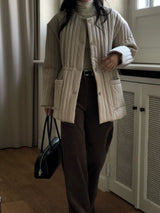 Quilted Sherpa Warmth Jacket