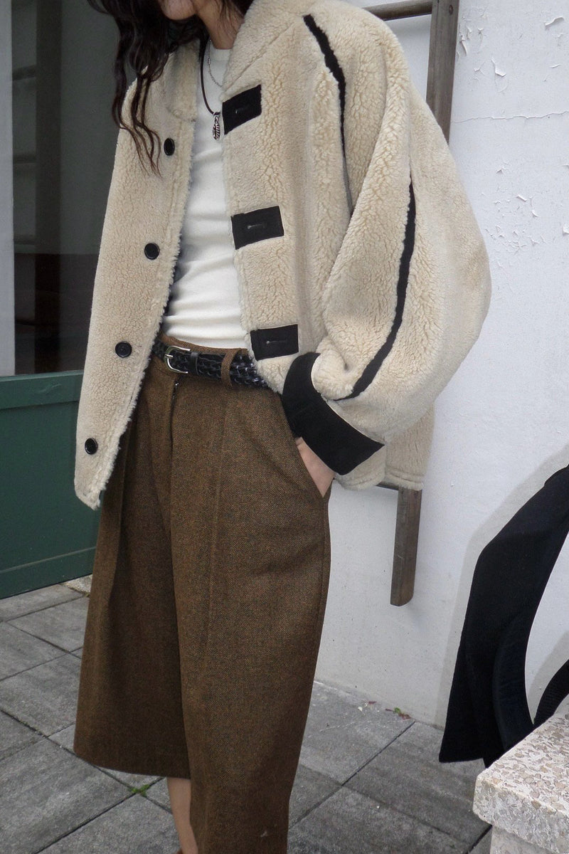Reversible Shearling Mustang