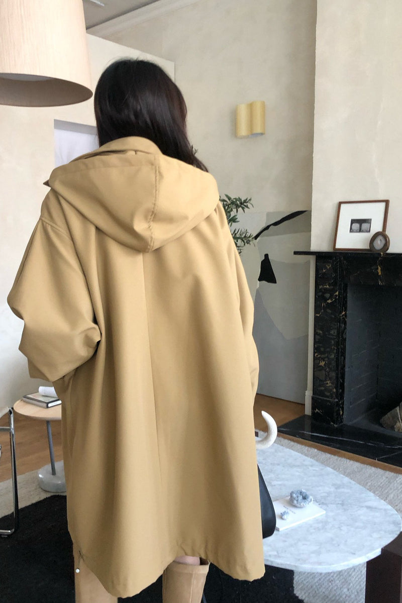 Foet London Hooded Coat (Hood Detachable)