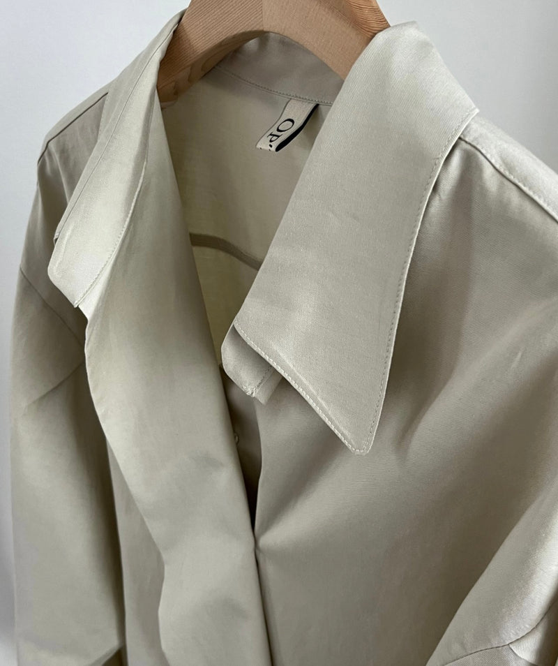 Wrap Tencel Shirt