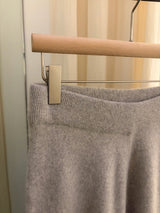 Raccoon Knit Pants, women's raccoon wool knit pants
