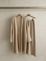 Overfit Cardigan Set